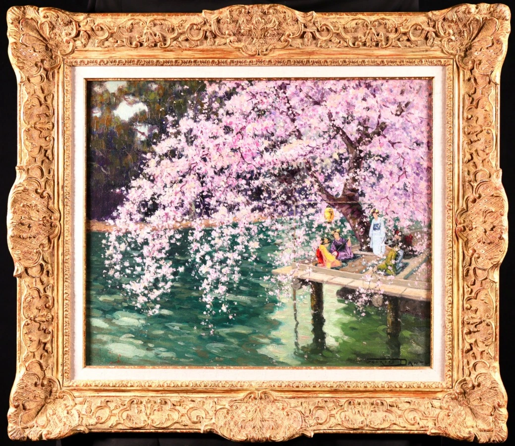 Sous Les Cerisier – Japan - Buy Fine Paintings Online