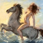 Nude on horseback thumbnail
