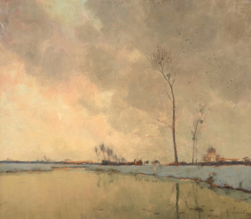 Winter Sunset - Buy Fine Paintings Online