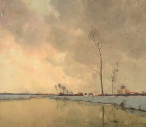 Winter Sunset - Buy Fine Paintings Online