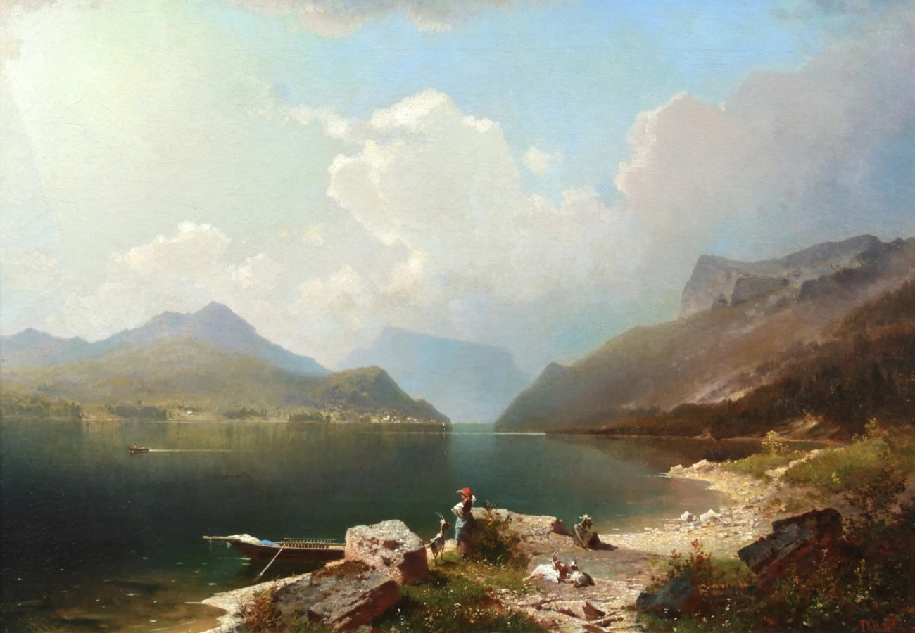 Early Morning – Achen Lake , Austria - Buy Fine Paintings Online