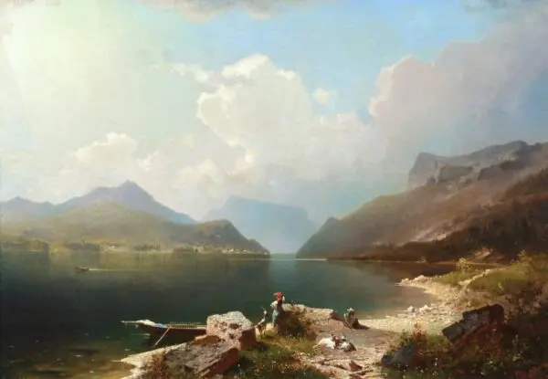 Early Morning – Achen Lake , Austria - Buy Fine Paintings Online