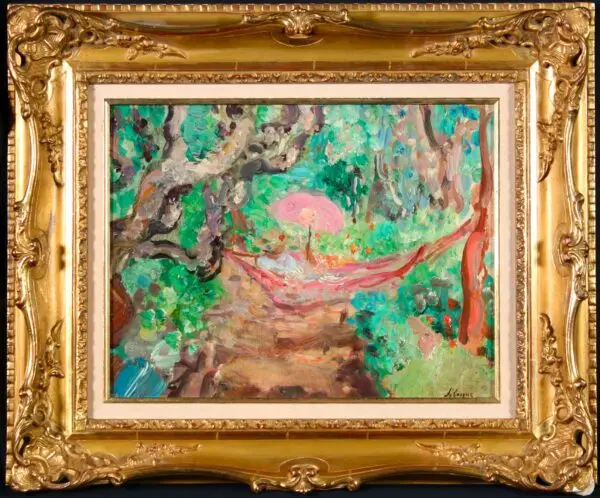 Young Girl in Hammock - Buy Fine Paintings Online