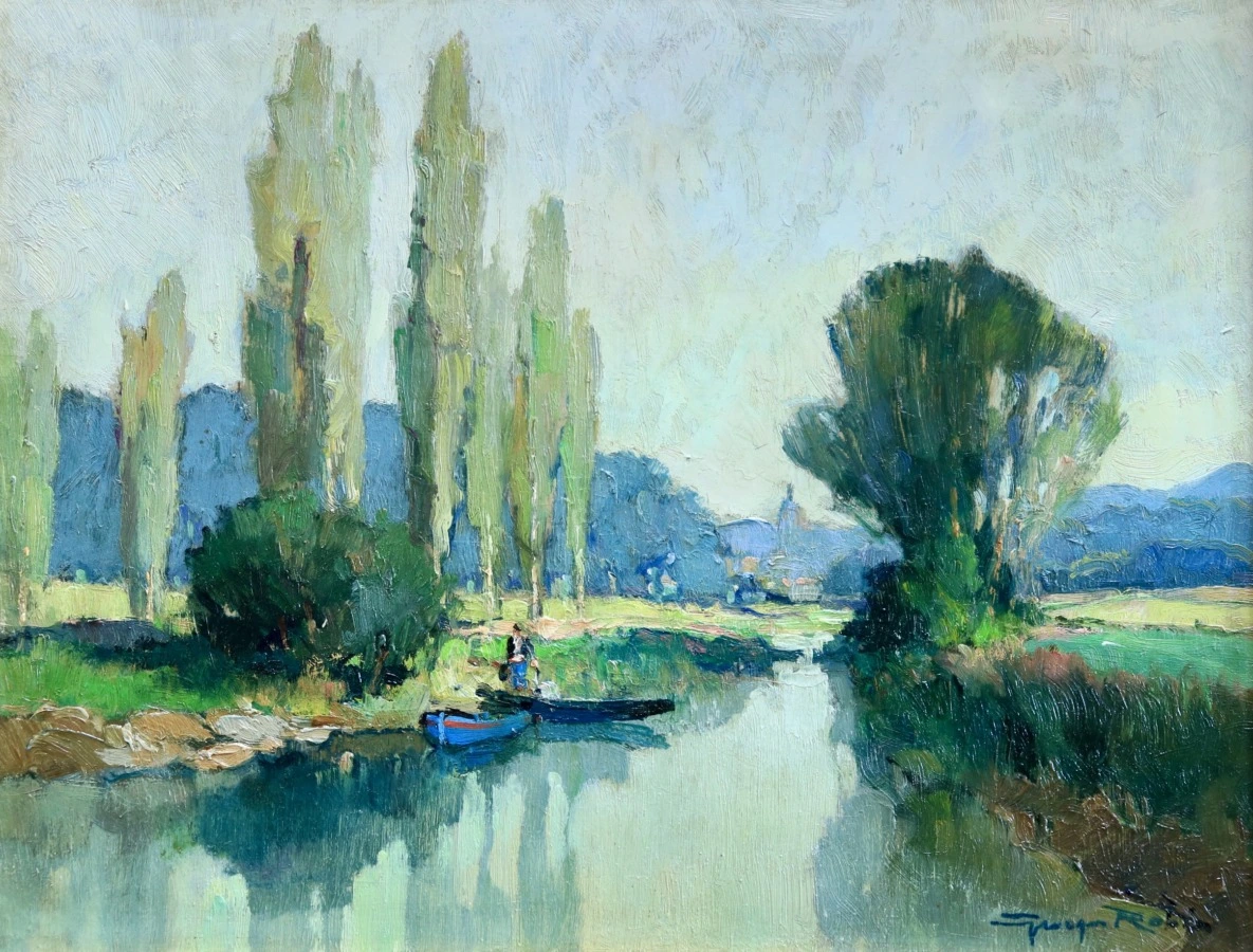 Bords du Loing pres de Fontenay - Buy Fine Paintings Online