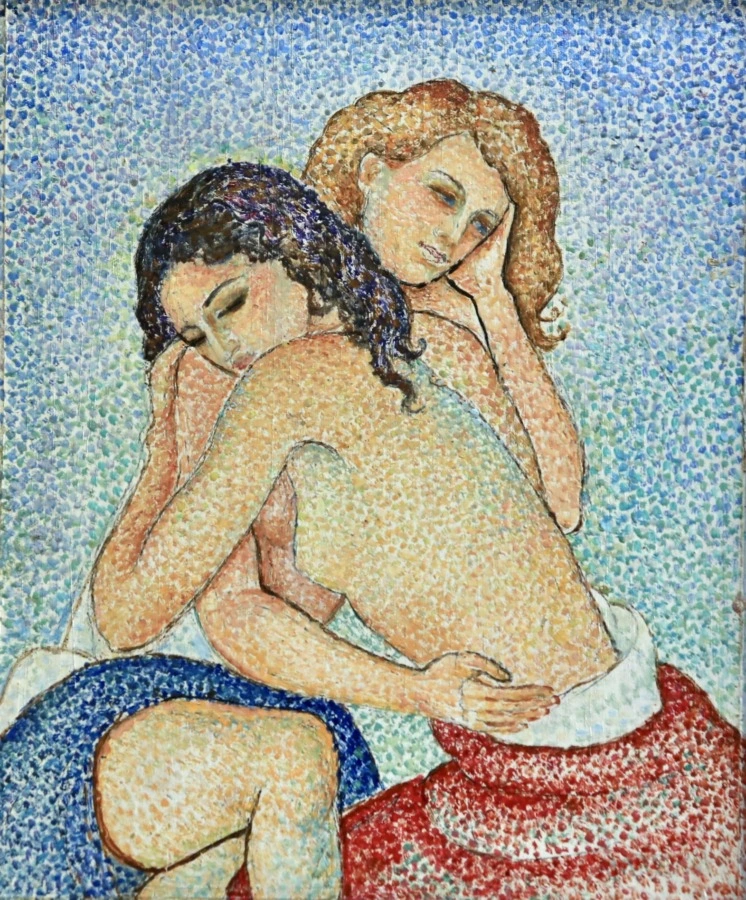 Deux jeunes femmes - Buy Fine Paintings Online