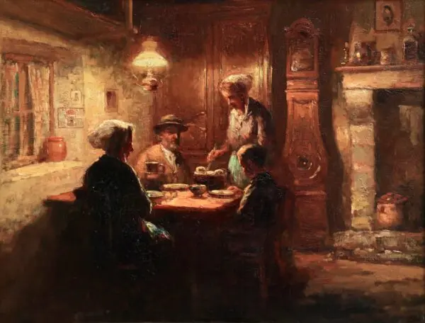 Souper en Normandie - Buy Fine Paintings Online