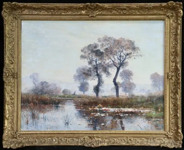 Nympheas on Lake – Saint-Bonnet-les-Oules - Buy Fine Paintings Online