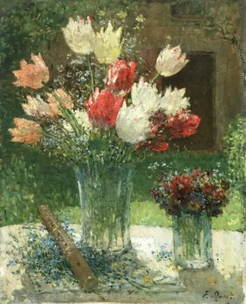 Fleurs et flute - Buy Fine Paintings Online