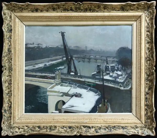 Paysage D’Hiver – Paris - Buy Fine Paintings Online