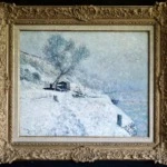 Hiver – Bord du canal du Loing – Moret thumbnail