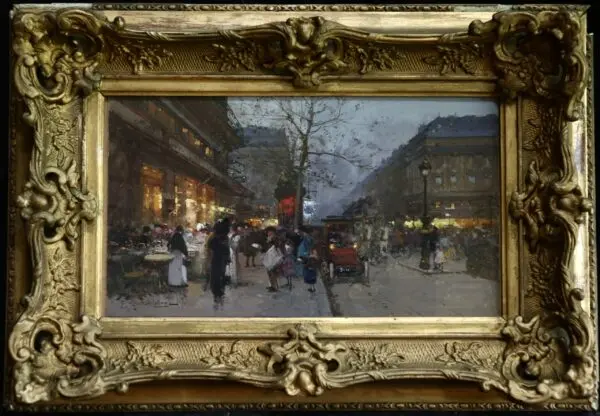 Cafe De La Paix -Paris - Buy Fine Paintings Online