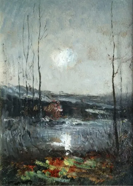 Winter Sunset - Buy Fine Paintings Online