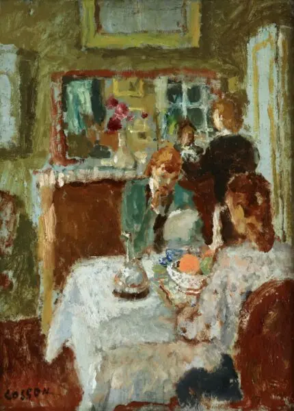 Figures in Cafe - Buy Fine Paintings Online