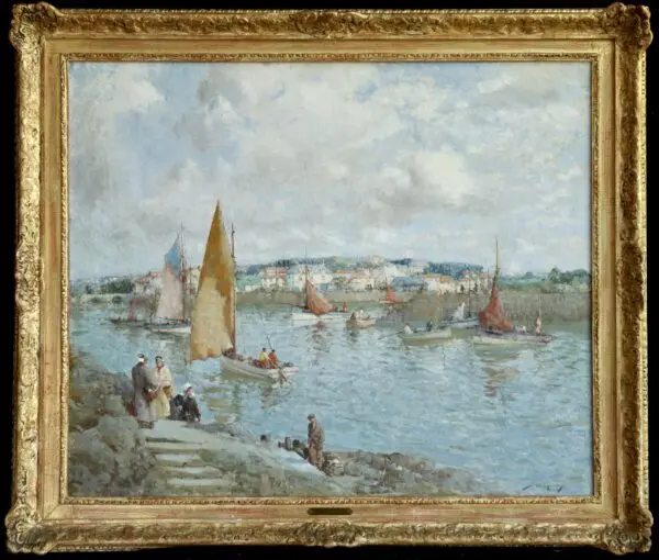 The Ferry – Brittany - Buy Fine Paintings Online