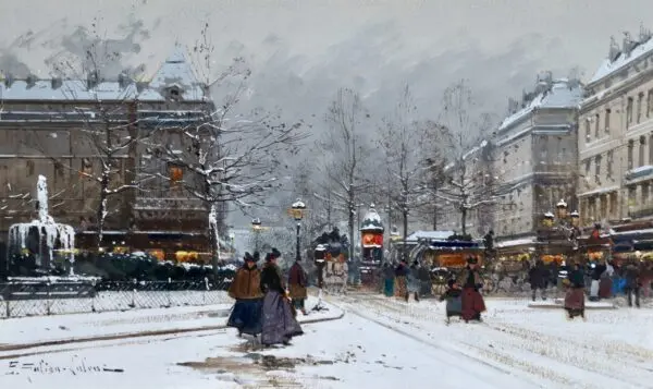 Paris sous la neige - Buy Fine Paintings Online