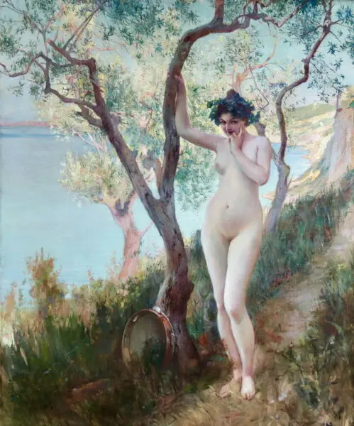 The Tambourine Player - Buy Fine Paintings Online
