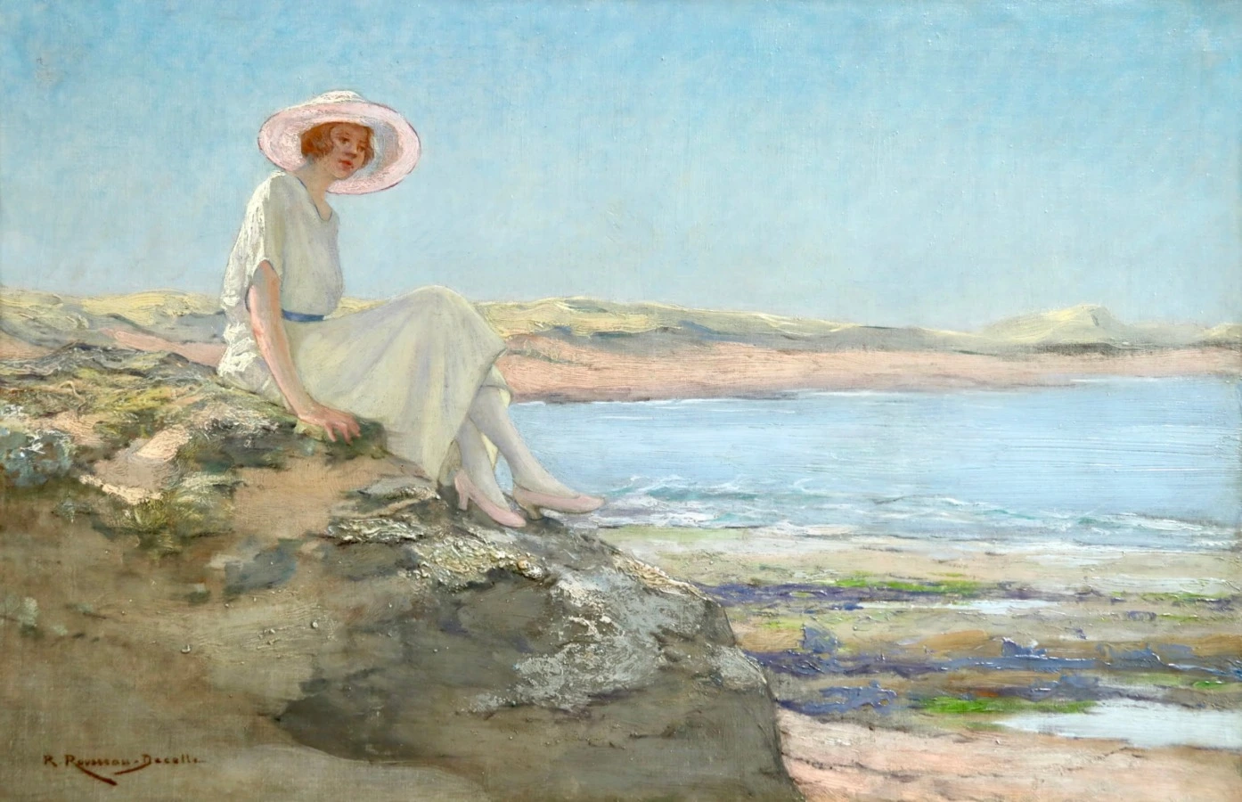 Resting on the Rocks - Buy Fine Paintings Online