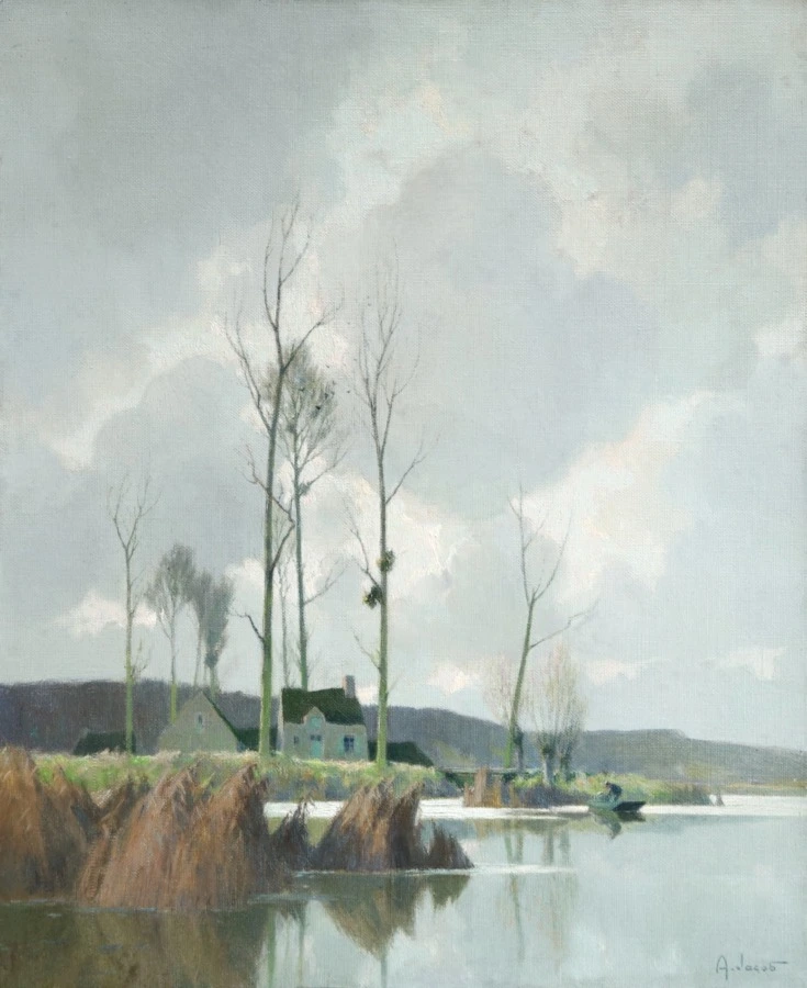 Bords D’Etang Sur La Marne - Buy Fine Paintings Online
