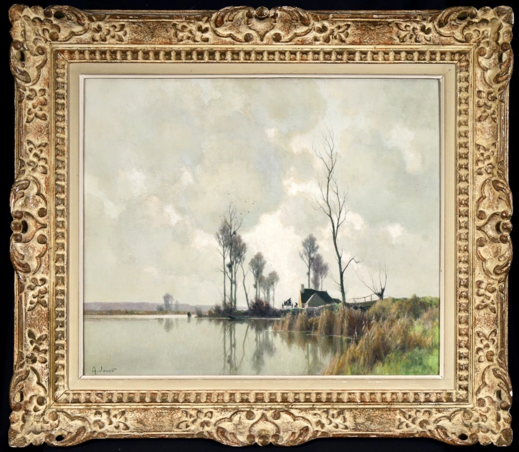 Eclaircie Sur Le Marais - Buy Fine Paintings Online