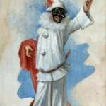 Pierrot – Design for Theatre de la Gaite – Paris c. 1880 thumbnail