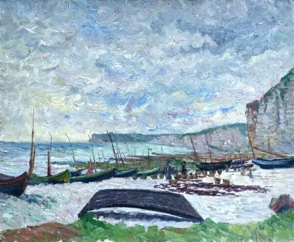 Falaises a Saint-Pierre-en-Port - Buy Fine Paintings Online