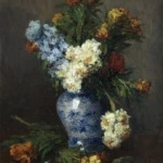 Fleurs dans une vase chinois thumbnail