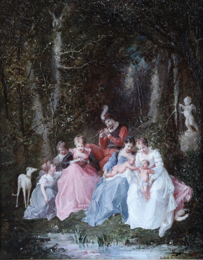 Un dimanche en forêt - Buy Fine Paintings Online
