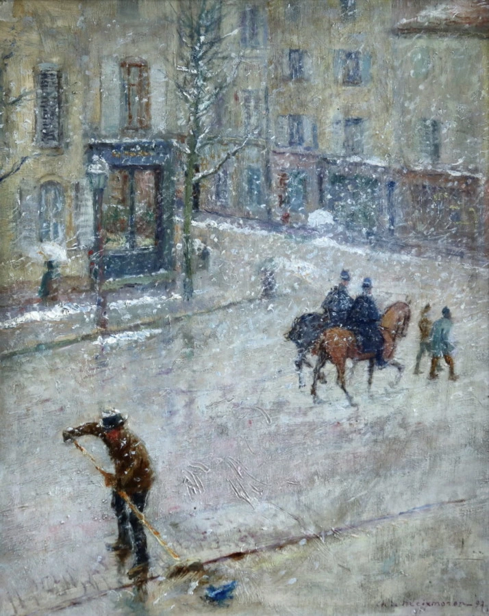 Paris sur la neige – 1892 - Buy Fine Paintings Online