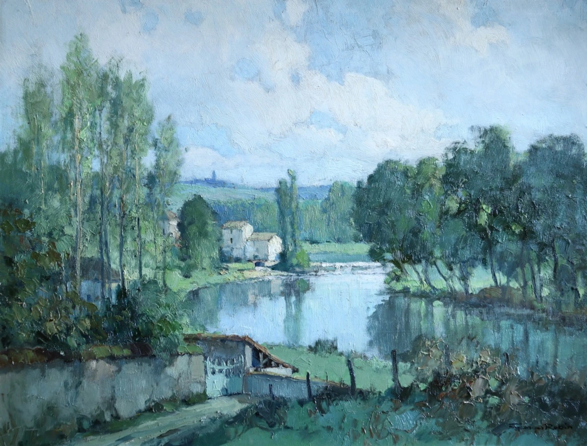 La Seine Nantaise pres Clisson - Buy Fine Paintings Online