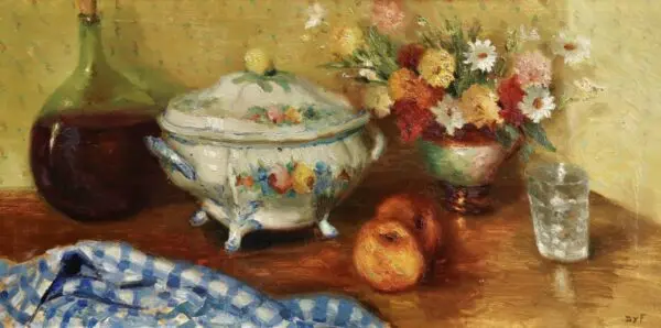 Nature morte sur une table - Buy Fine Paintings Online