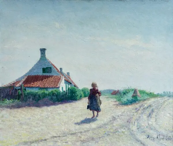 Young Girl in the Dunes - Buy Fine Paintings Online