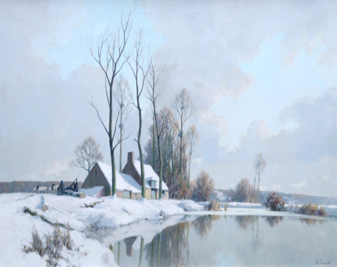 La Digue du Marais - Buy Fine Paintings Online