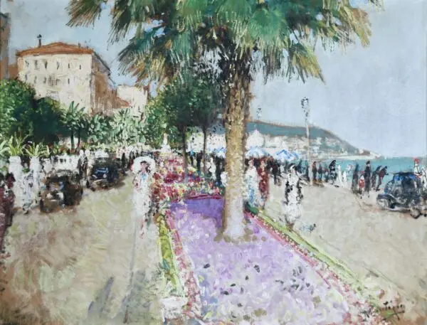 La Promenade Des Anglais -Nice - Buy Fine Paintings Online