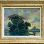 Sur la rivière – coucher de soleil thumbnail