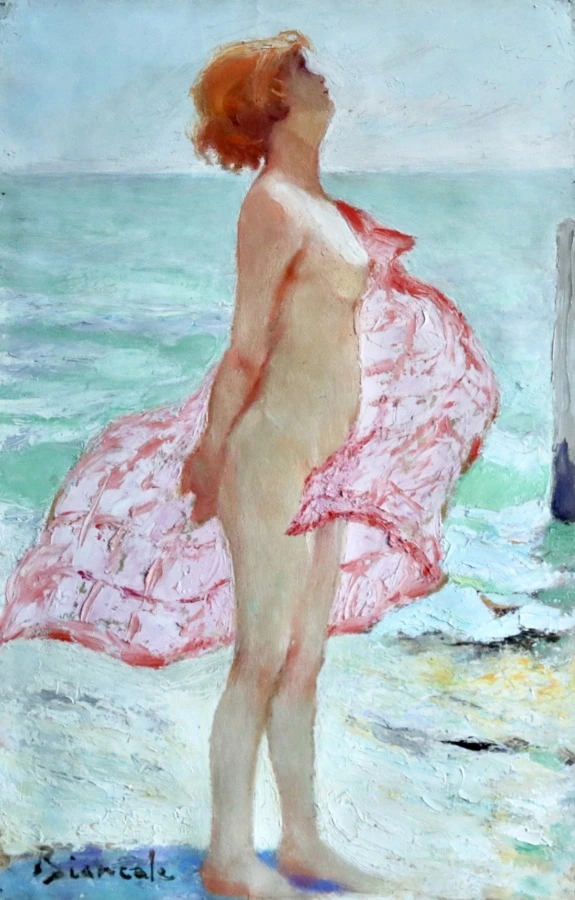 Nu sur la plage - Buy Fine Paintings Online