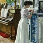 Harriet in the living room at Sofievej thumbnail