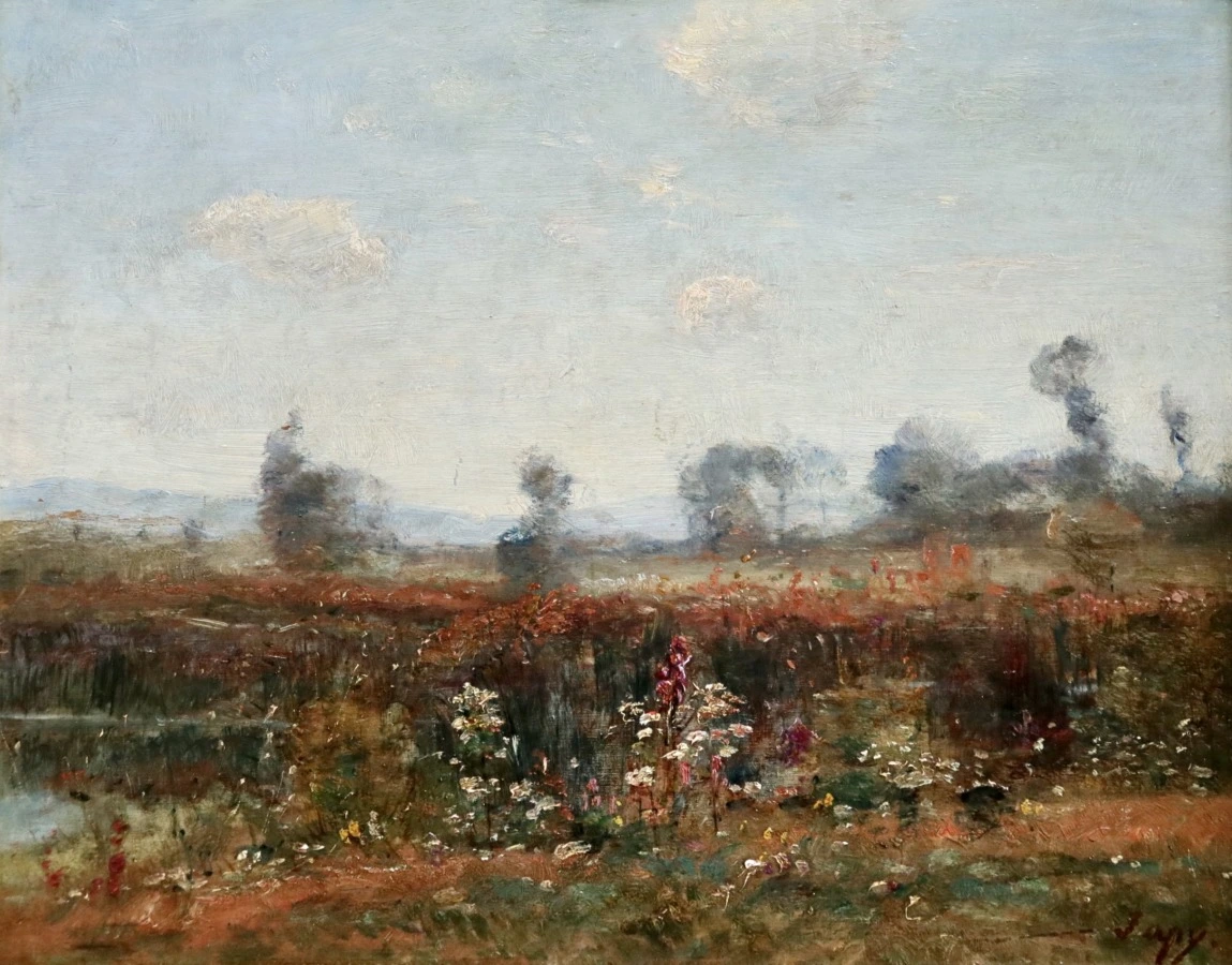 Wildflowers by The River - Buy Fine Paintings Online