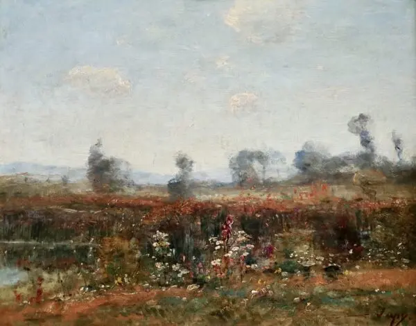 Wildflowers by The River - Buy Fine Paintings Online