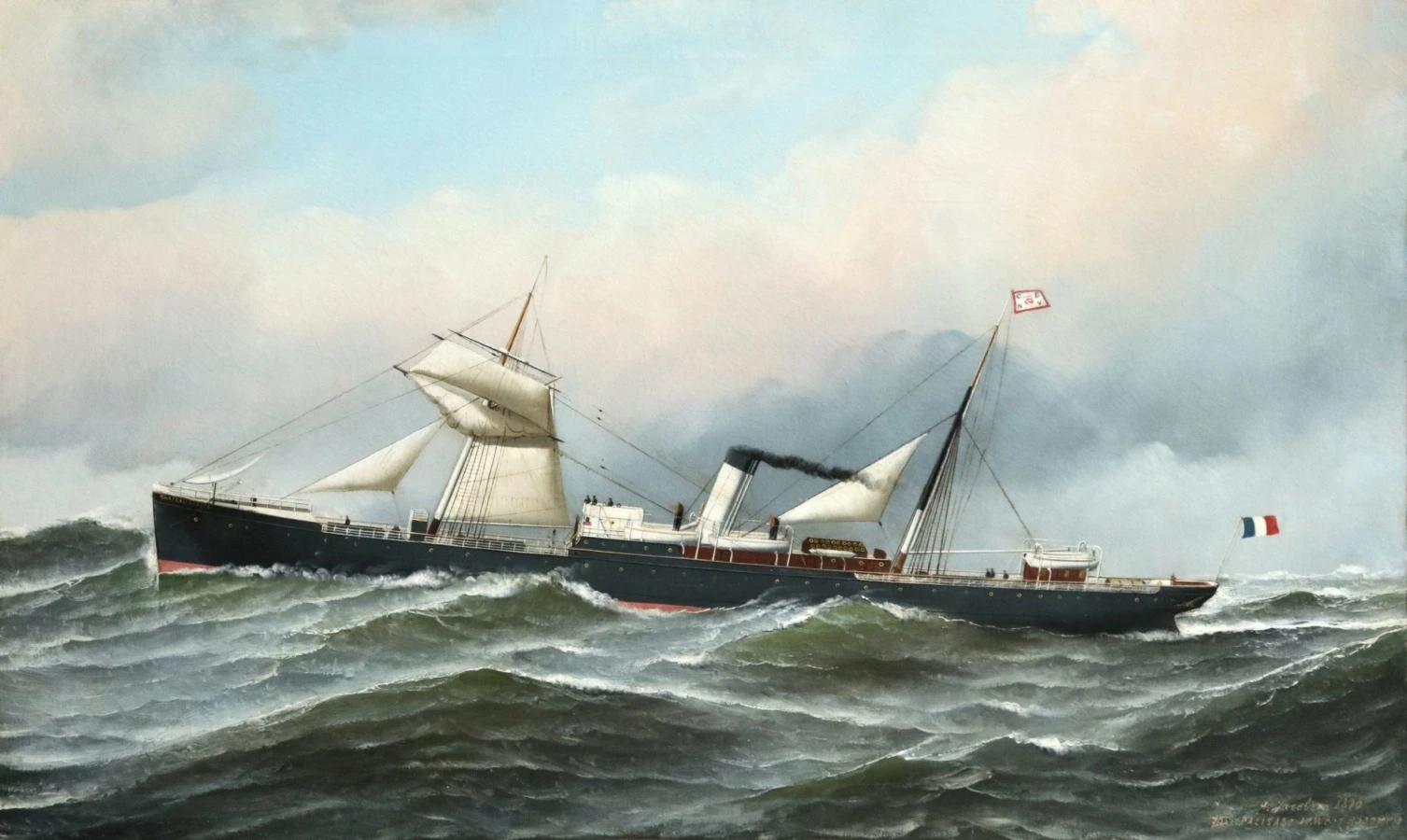 S.S. Chateau Lafite - Buy Fine Paintings Online