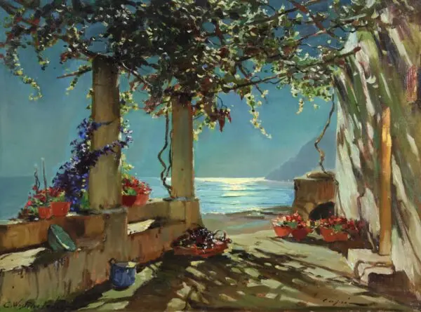 Capri – Moonlight - Buy Fine Paintings Online