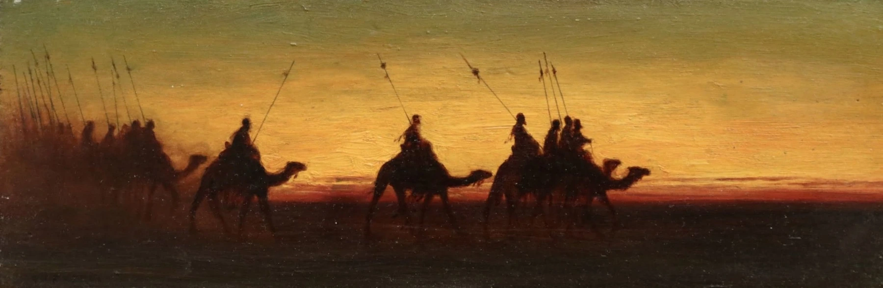 The Caravan – Evening - Buy Fine Paintings Online