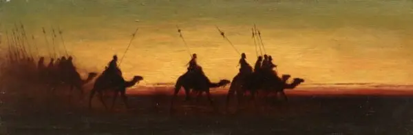 The Caravan – Evening - Buy Fine Paintings Online