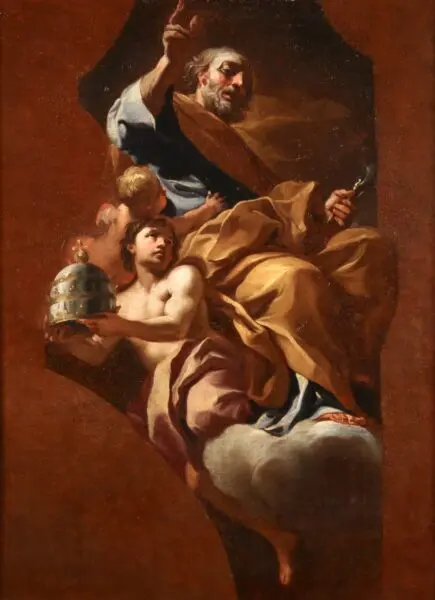 Saint Peter & The Angels - Buy Fine Paintings Online