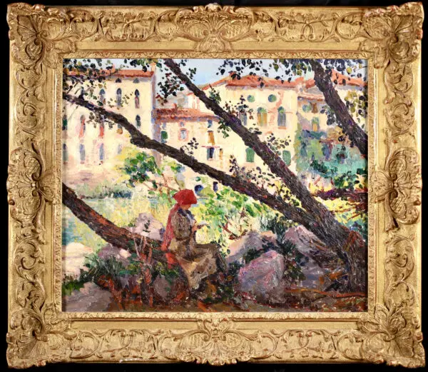 Au Bord de la Riviere - Buy Fine Paintings Online