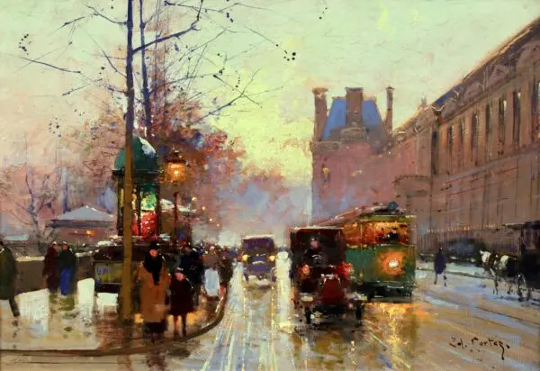 Le Quai du Louvre - Buy Fine Paintings Online
