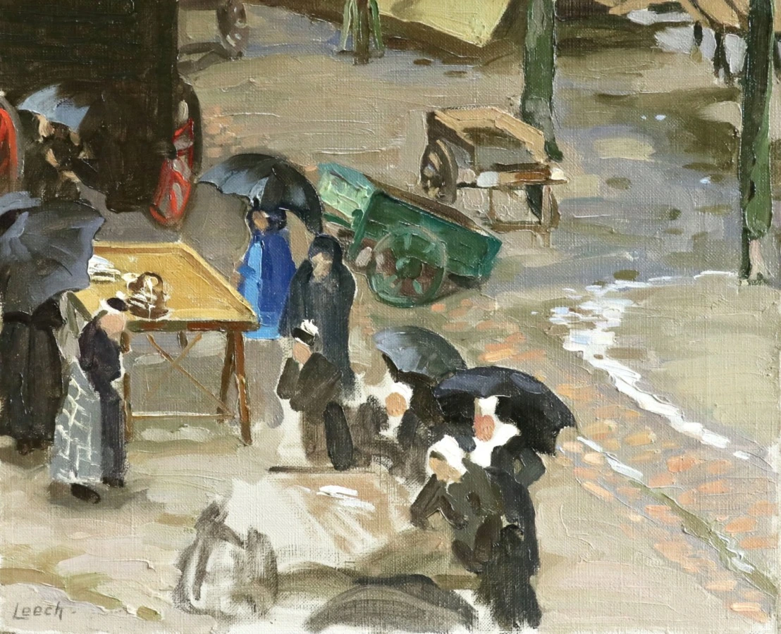 Rainy Day – Finistere Market - Buy Fine Paintings Online