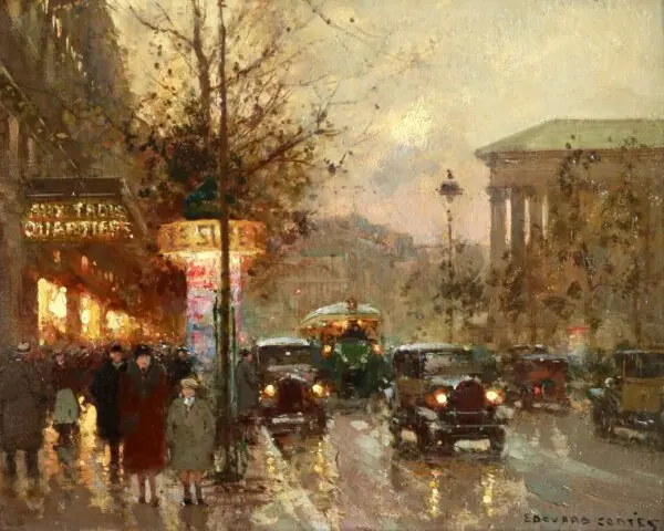 Paris – La Madeleine La Nuit - Buy Fine Paintings Online