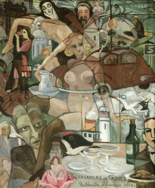 Les Vacances de Paques – 1938 - Buy Fine Paintings Online