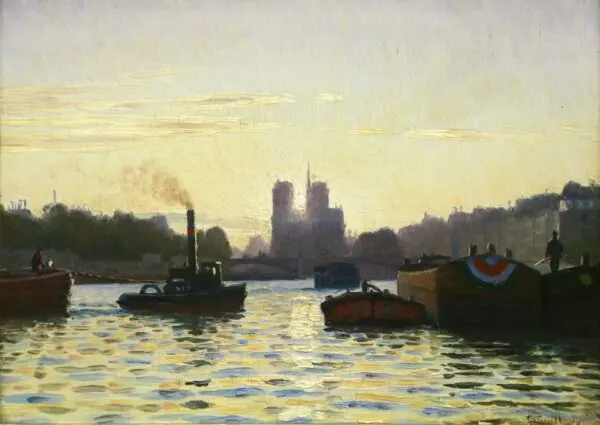 Sunrise – Notre Dame de Paris - Buy Fine Paintings Online