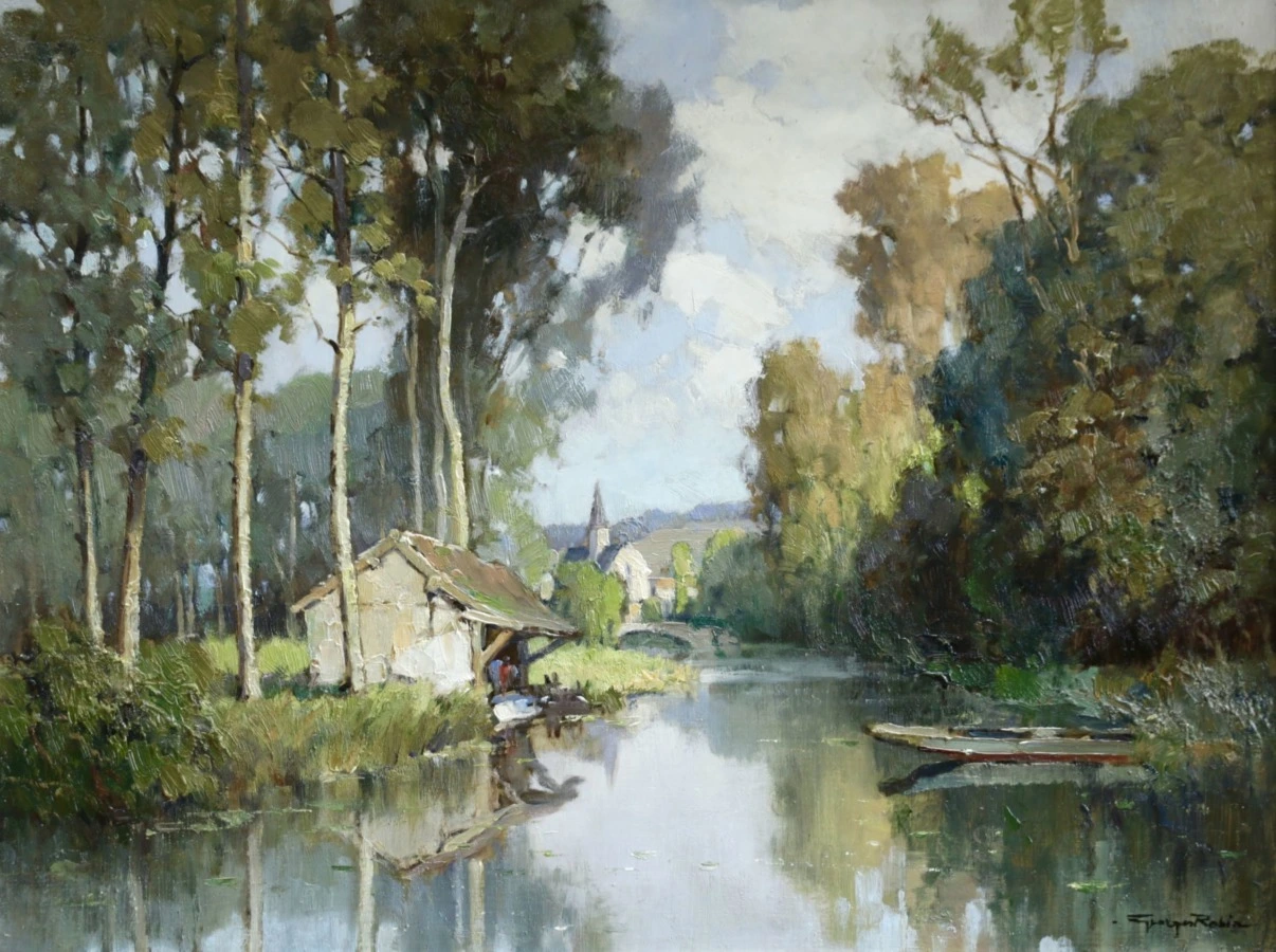 Lavoir sur L’Eure - Buy Fine Paintings Online